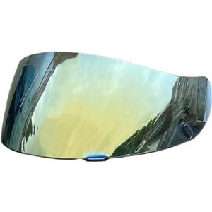 Motorhelm vizier lens, Helmvizier, CS15 Vizier for HJC CL16 CL17 CLST CLSP CSR1 CSR2 TR1 FG15 HS11 FS15 HJ09 Helmschermen UV-bestendige capacitieve accessoires (alleen for gebruik op Gold Day)(Gold-da