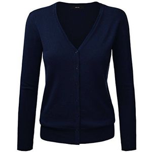 Dames Basic Spring Button Down Cardigan
