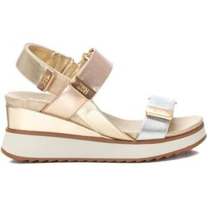 XTI 143882 damessandalen, goud, maat 40, goudkleurig, 40 EU