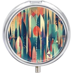 Diverse Kleurrijke Vormen Pil Doos Pil Case Pil Organizer Geneeskunde Pil Organizer Wekelijkse Pil Organizer Pil Houder Kleine Pil Case Pil Containers Pil Houder voor Portemonnee