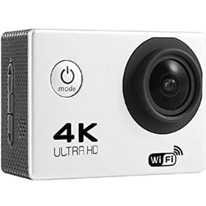 2.0"" H16-6S Actiecamera HD, 720p Waterbestendig DVR WiFi Sport Camera, Remote Control Action Dash Camera, Loop Noting Video Camcorder(Color:White)