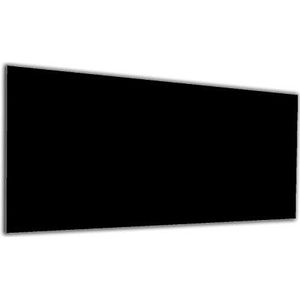 DECORWELT Kookplaat afdekplaat zwart 90 x 52 cm keramische afdekking 1-delig universele afdekking kookplaten glas inductie kookplaat bescherming decoratieve snijplank spatbescherming