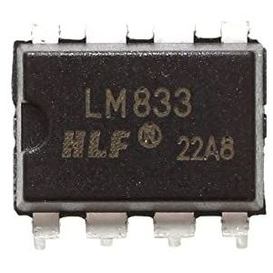 HUABAN 10 Stuks LM833N LM833 DIP-8 Dual High-Speed Audio Operationele Versterker Op Amp