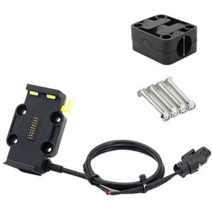 Telefoonhouder Motorfiets Voor BMW Voor R1200RT Voor R1250RT Adventure Navigatie Beugel Motorfiets USB Mobiele Telefoon GPS Draadloos Opladen Ondersteuning Navigatie Plaatbeugel (Color : -Yellow - 22