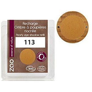 ZAO essence of nature - Navulverpakking oogschaduw parelmoer 113 kopergoud - 3 g
