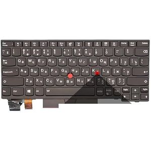 Amerikaans/Russisch laptoptoetsenbord voor ThinkPad X280 A285 X390 X395 L13 voor Yoga S2 5th voor achtergrondverlichting(RU Black Mouse)
