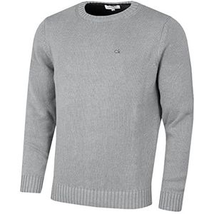 Calvin Klein Heren gebreide golfsweater - Zilveren - M