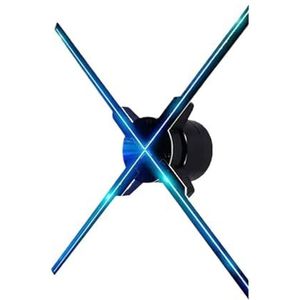 Holografische waaier, 1080P 65Cm/25.6in 3d Holografische Fan Light Vedio Hologram Fans Display for Reclame 32GB 3D Holografie Holo Fan Projector Videoprojector