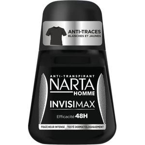 NARTA - InvisiMax Deodorant Ball - 50 ml - 3 Stuks - Effectieve Anti-Transpiratie