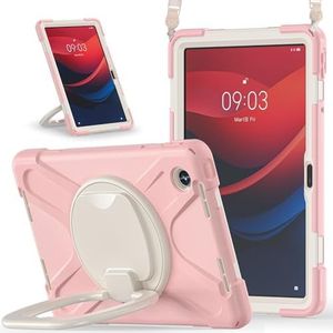 Tablet PC-hoes Hoes compatibel met Lenovo Tab M11 TB-330FU/Lenovo Xiaoxin Pad 2024 TB-331FC, schokbestendige stevige hoes met 360 draaibare standaard, beugelhandgreep, robuuste tablethoes Bescherming(