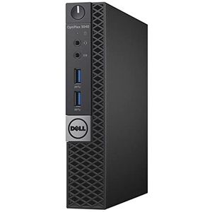 Dell Mini PC 3040 Micro Pentium G4400T RAM 8GB SSD 240GB HDMI Windows 10 WiFi (Refurbis)