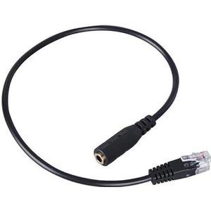 Kelisdi Telefoon Headsets Converter RJ9 Naar 3.5mm Adapter Universele Compatibiliteit Voor Office Home Reizen Verbetert Efficiëntie Computer Hoofdtelefoon Naar Telefoon Converter