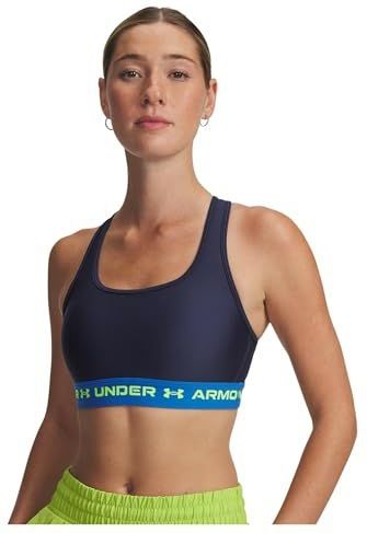 Under Armour - Mid Crossback - Sportbeha - Sneldrogend - Vochtafvoerend - Verbeterde Ondersteuning