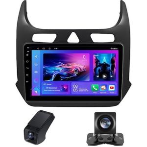 Autoradio Geldt voor Chevrolet Cobalt 2 2011-2018 2 DIN met scherm Compatibel met CarPlay [Wireless] 9 inch touchscreen Bluetooth Stereo Auto Android Auto Achteruitrijcamera(NF-6)