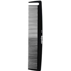 Plagen kam - een professionele koolstofvezel styling kam, sterkte en duurzaamheid, medium en fijne tand in zwart met gratis op maat gemaakte PVC Product Pouch (MPC-008)