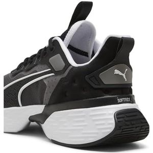 PUMA Softride Sway hardloopschoen 44.5 Black Cool Dark Gray