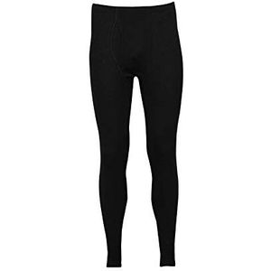 DILLING Lange onderbroek voor heren - van 100% BIO-merinowol Zwart M