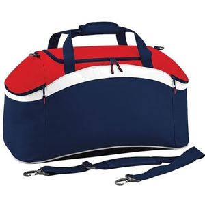 BagBase Unisex's BG572FNCR Teamwear Holdall, Frans Navy/Klassiek Rood/Wit, Medium
