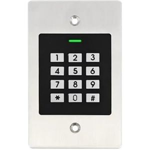 1000 gebruikers EK2 ingebed RFID-toegangscontroletoetsenbord IP66 waterdichte metalen behuizing RFID-proximitykaarttoetsenbord Toegangscontrolelezer(Only keypad)