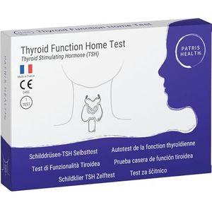 Patris Health Functionele test, zelfdiagnose bij hypothyreoïdie, detectie van de concentratie van TSH-hormonen in volledig bloed