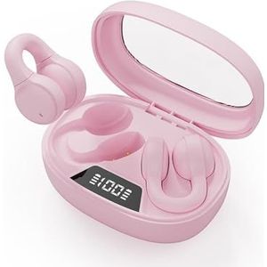 Clip On Open Ear Oordopjes Draadloze Bluetooth Kleine Oorclip Buitenoor Clip Kids Air Bone Conduction Hoofdtelefoon Open Oordopjes die niet in het oor gaan Luchtbot Geleidende Oortelefoon Headset