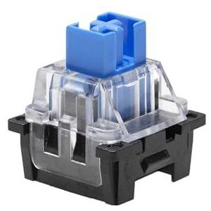 FANNIXI Magnetische Schakelaar Zwart Rood Blauw Bruin Roze Schakelaar Lineaire Tactiele Geen Pins voor Specifieke Magnetische Mechanische Toetsenbord (OTM Mag Blauw x70)