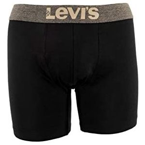 Levi's Levi's Melange Tailleband Organic Cotton Herenboxershorts, 2 stuks, savannah tan, M