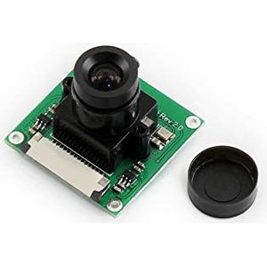 Waveshare Camera Module Kit 5 Megapixel OV5647 Sensor Adjustable-focus 2592 * 1944 Resolution for Any Version of Raspberry Pi