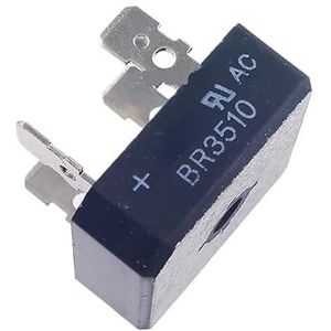 ZLGYGLEO 1 st BR3510 BR3510L 35A 1000V Pins vaste pinnen Bridge Gelijkrichter (BR3510 korte voeten)