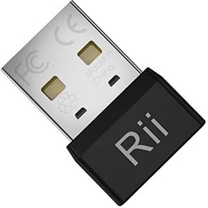 Rii Jiggler USB-muis niet detecteerbaar - Jiggler-muis, mobiele muis, muisbeweging, voorkomt schermbeveiliging en slaapmodus, plug and play, zwart