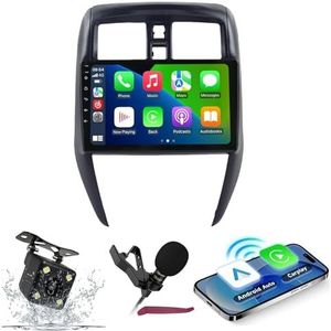 Android 14 Autoradio Navi voor N-issan Versa Sedan (2015-2019) 9 ""Schermradio met draadloze carplay Android Auto GPS Navigatieondersteuning Bluetooth 5.0 HIFI FM 5G-WiFi SWC MIC,M120s