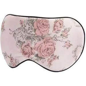 Mulberry Zijde Slaap Aid Masker 100% Natuurlijke Moerbei Zachte Oogschaduw Glad Slaapmiddel Oogschaduw Ogen Cover Patch Comfort Blinddoek (Vorm A)