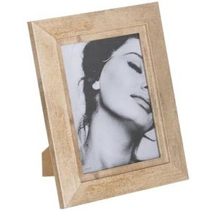 BigBuy Home Beige hout glas fotolijst