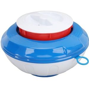 Pool Tablet Dispenser Float, Veelzijdige Mini 8 Inch Spa Chemical Dispenser, Intrekbaar en Duurzaam met Pop-Up Indicator voor Zwembad