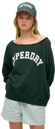 Superdry - Sweatshirt - Groen - Normale Pasvorm - Lange Mouw