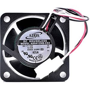 AD0412HB-C53 4020 40mm fan DC12V 0.15A 3 line switch power supply small cooling fan