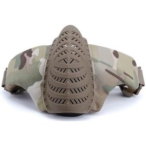 Tactisch Halfmasker, voor Airsoftbescherming Tactisch Gamen Cs-Gamen en Halloween Cosplay(CP)