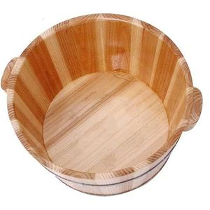 Houten Voetenbad - Voetmassage Ontspanning En Ultiem Comfort Pedicurebassin For Voetbaden - Emmer Voetenbadvat For Thuis [Energieklasse A] (Color : Style 4)