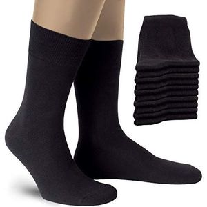 Heren & Damessokken - zwart 39-42 Zwarte dameskousen (10-pak) Maten 39 40 41 42 Katoenen herensokken zwarte sokken dameskousen katoen