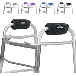 supregear Walker Handgrepen (2 Stuks), Ademend Zacht Kussen Comfortabel Gewatteerd Walker Handvat Covers Rollator Grip Pads voor Walker Rollator Kruk Rolstoel, Antislip Mobiliteit Accessoire