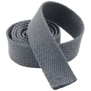 DQZRTUECA Polyester katoenen band, veelkleurig, verschillende breedtes, 5 yards(Grey,25 mm)