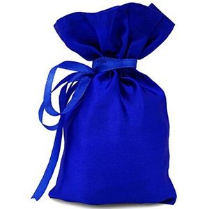Darling Souvenir 50 Satijn Trekkoord Gift Pouch Kleine Bruiloft Feestgunsten Tas - 3 ""x 5.5"" inch Baby Shower Dank U Pouches- Royal Blue