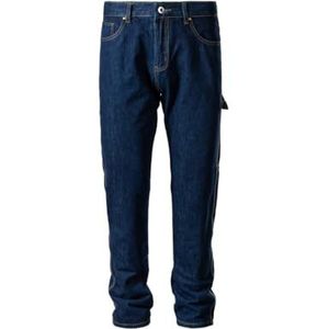 MQPALZKD High Street slim fit broek, unisex geborduurde jeans(Medium)