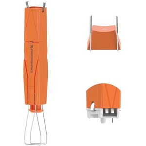 MAMBASNAKE 2-in-1 Keycap Schakelaar Trekker Tool voor Hot Swappable Mechanisch Toetsenbord, 304 RVS MX Sleutels Remover Kit voor DIY Custom Gaming Toetsenbord, Oranje