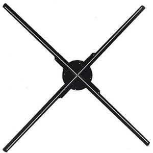 25,6 inch 65 cm 576LED WIFI 3D holografische ventilatorprojector, LED-ventilator met blote oog reclamemachine, wandmontage reclamemachine voor zakelijke winkelborden, bars, Halloweenfeeste