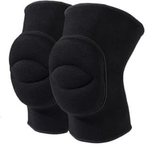 Knieondersteuning, Volleybaldanskniebeschermers Dikke Sponskniebeschermers Zachte Danskniebeschermers Elastische Kniebeschermers Kniebandages(Large)