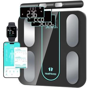 Healthkeep - Personenweegschaal - Verbonden - Ultra-nauwkeurig - BIA-meting