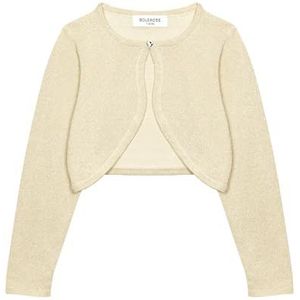 Bolerose Meisjes Lange mouwen Sprankelend Vest Voor kinderen Kinderen Bolero Shrug (Champagne, 7-8 Jaren)