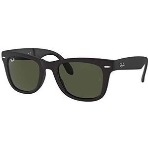 Ray-Ban Unisex zonnebril RB4105, effen, 50 mm, zwart (zwart/klassiek groen)