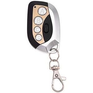 Afstandsbediening Sleutelhanger 433,92 MHz Elektrisch Klonen Universele Garagedeur Poort Afstandsbediening Duplicator Sleutelhanger(Goud)